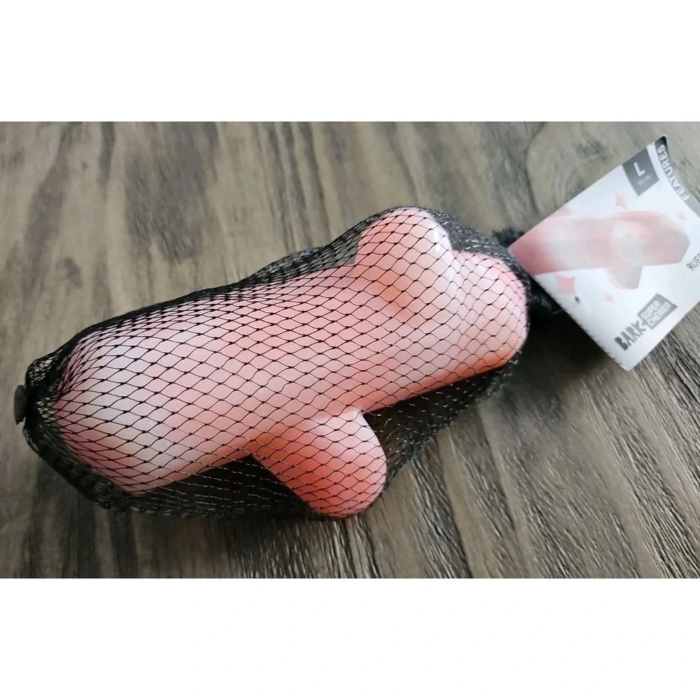 Bark Box Super Chewer Ruff Rose Quartz Dog Toy Large 50+ Pounds